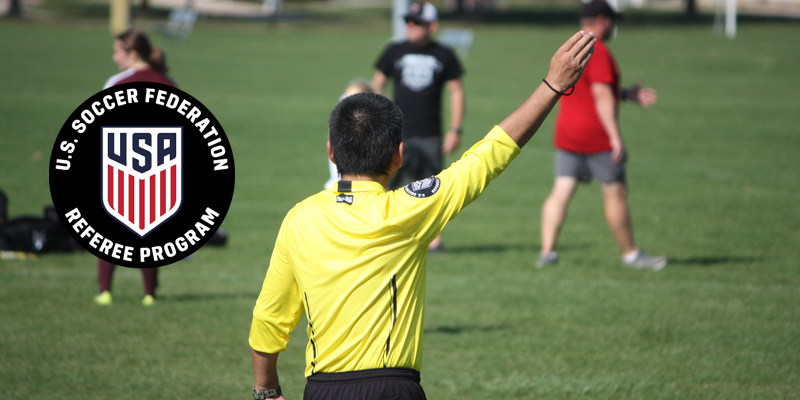 how to become a grassroots soccer referee