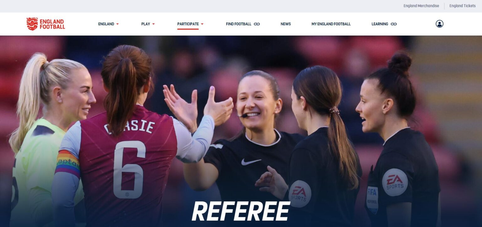 How To A Football Referee In England