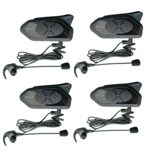 Referee Headset Full Duplex Bluetooth Soccer Volleyball Referee Intercom G4C 4 PCS Set