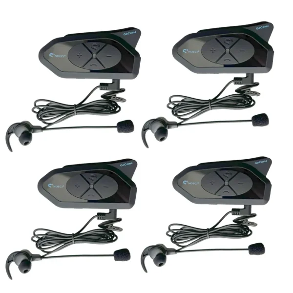 Referee Headset Full Duplex Bluetooth Soccer Volleyball Referee Intercom G4C 4 PCS Set
