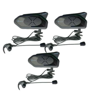 Referee Headset Full Duplex Bluetooth Soccer Volleyball Referee Intercom G4C 3 PCS Set