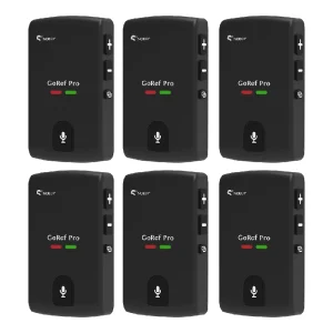 6 Pieces Set GoRef Pro Referee Headsets 6 Users Talking Audio Record