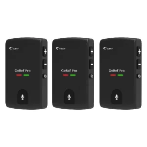 3-Pack GoRef Pro Football Soccer Volleyball Referee Headsets