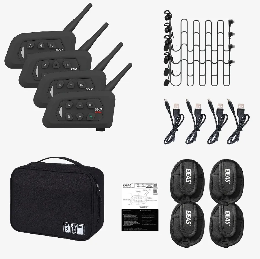 EJEAS V4C Plus Referee Headsets Intercom Full Duplex - Image 4