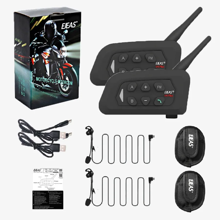 EJEAS V4C Plus Referee Headsets Intercom Full Duplex - Image 2